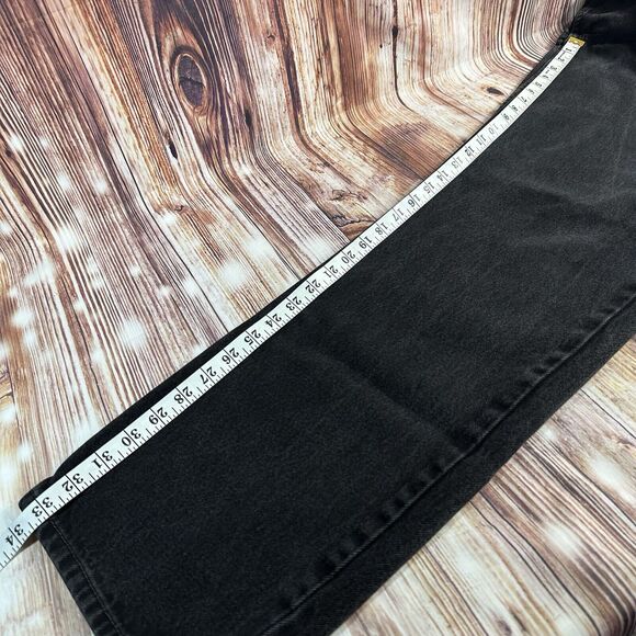 Levi's 550 Relaxed Fit Tapered Leg Mens Size 36x33.5 Black Jeans Denim Pants - Picture 8 of 12